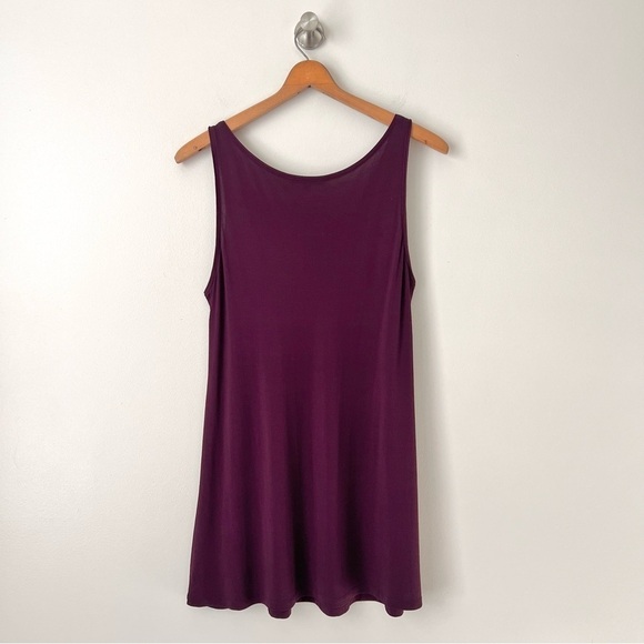 Eileen Fisher Purple Silk Sequin Tank Top - Picture 9 of 14